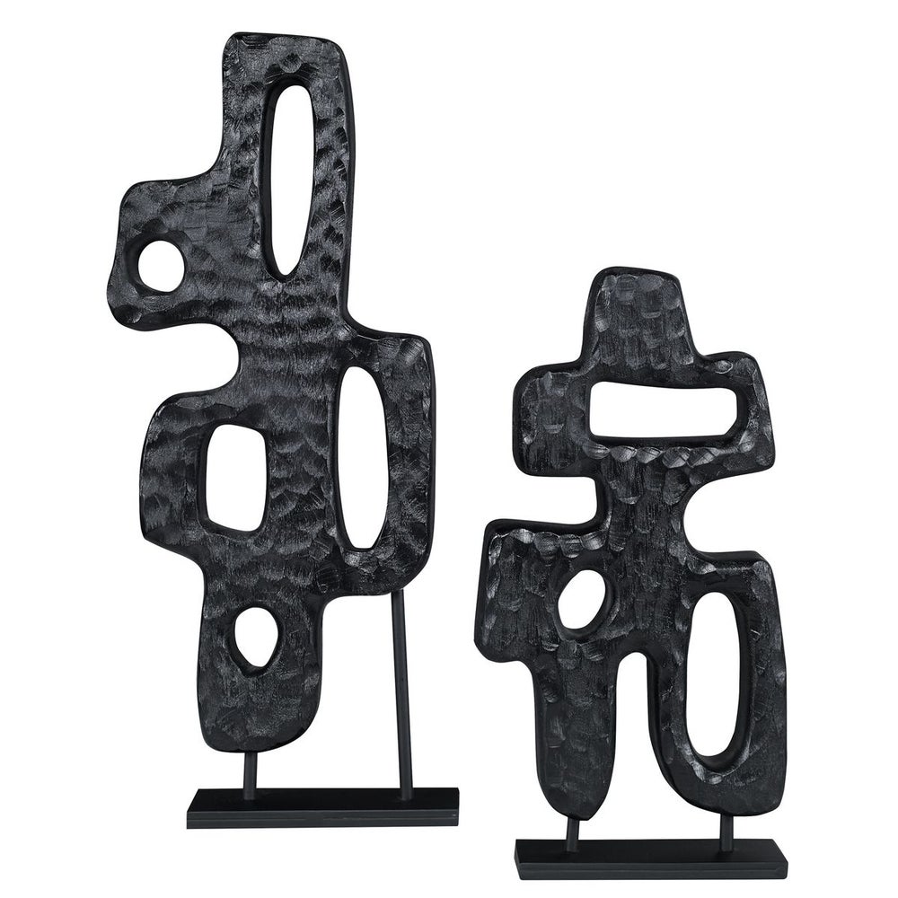Chiseled Silhouette Sculpture