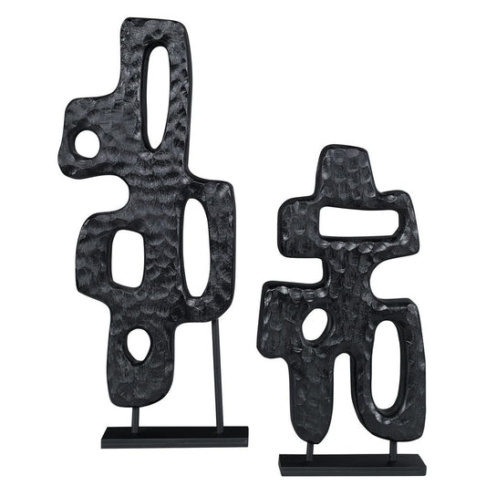 Chiseled Silhouette Sculpture