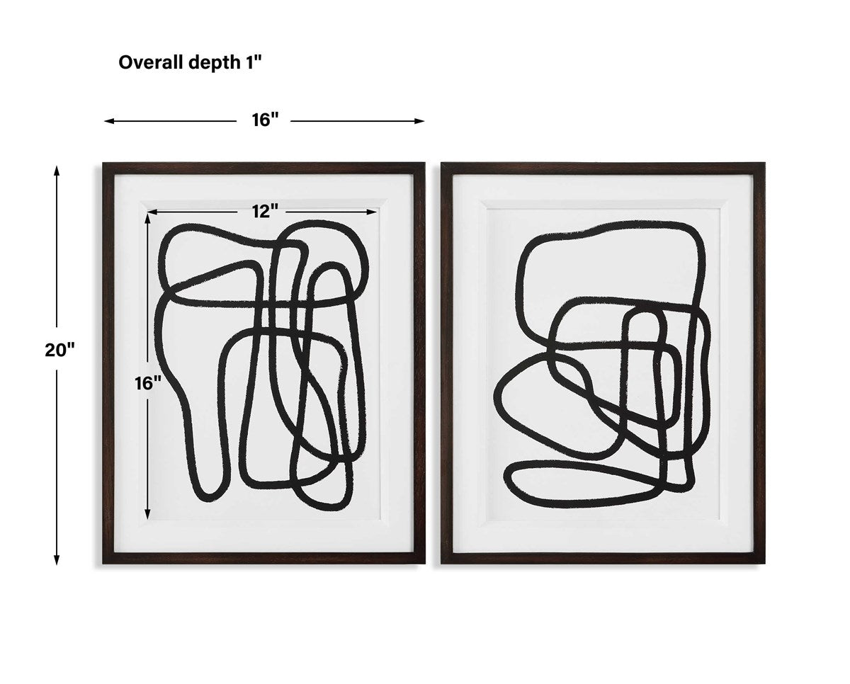 ABSTRACT FRAMED PRINT