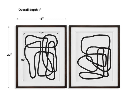ABSTRACT FRAMED PRINT
